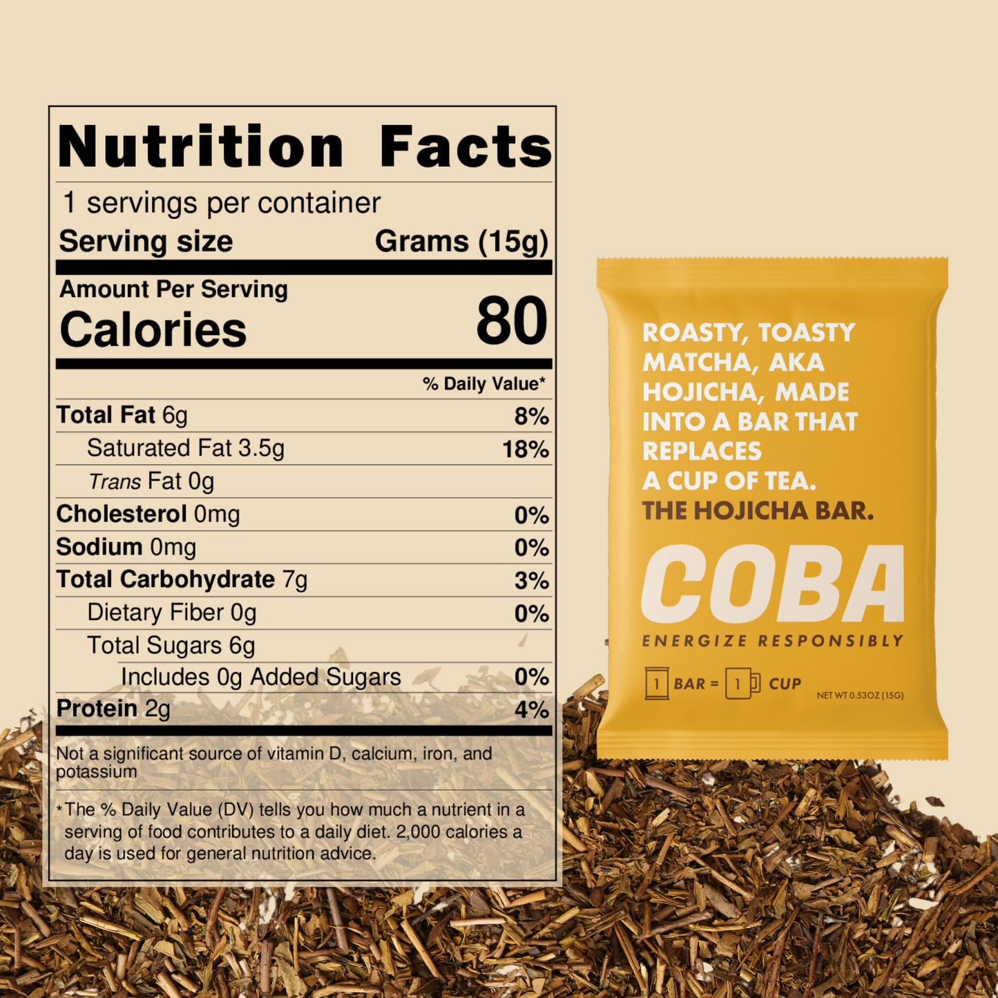 COBA, The Hojicha Latte Bar