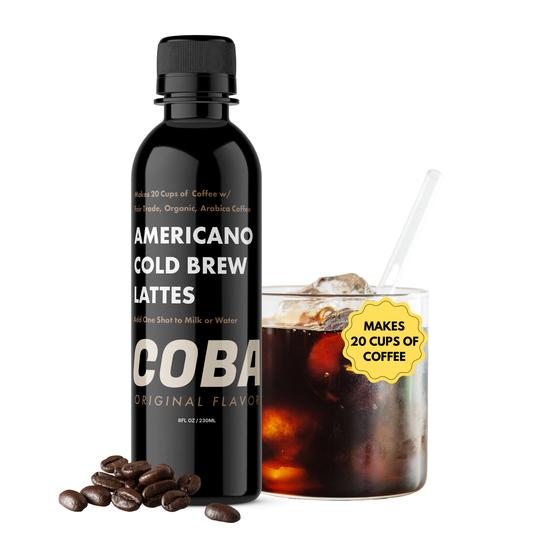 COBA Coffee Concentrate. Brew 20 Cups of Coffee in Seconds