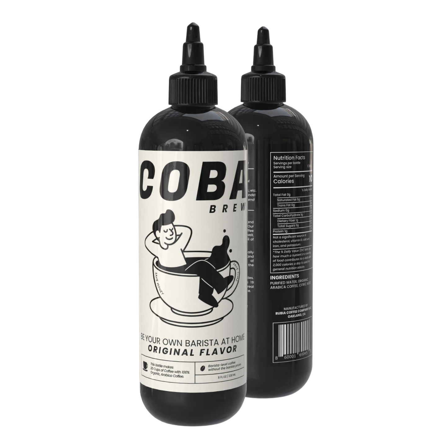 COBA Coffee Concentrate. Brew 20 Cups of Coffee in Seconds