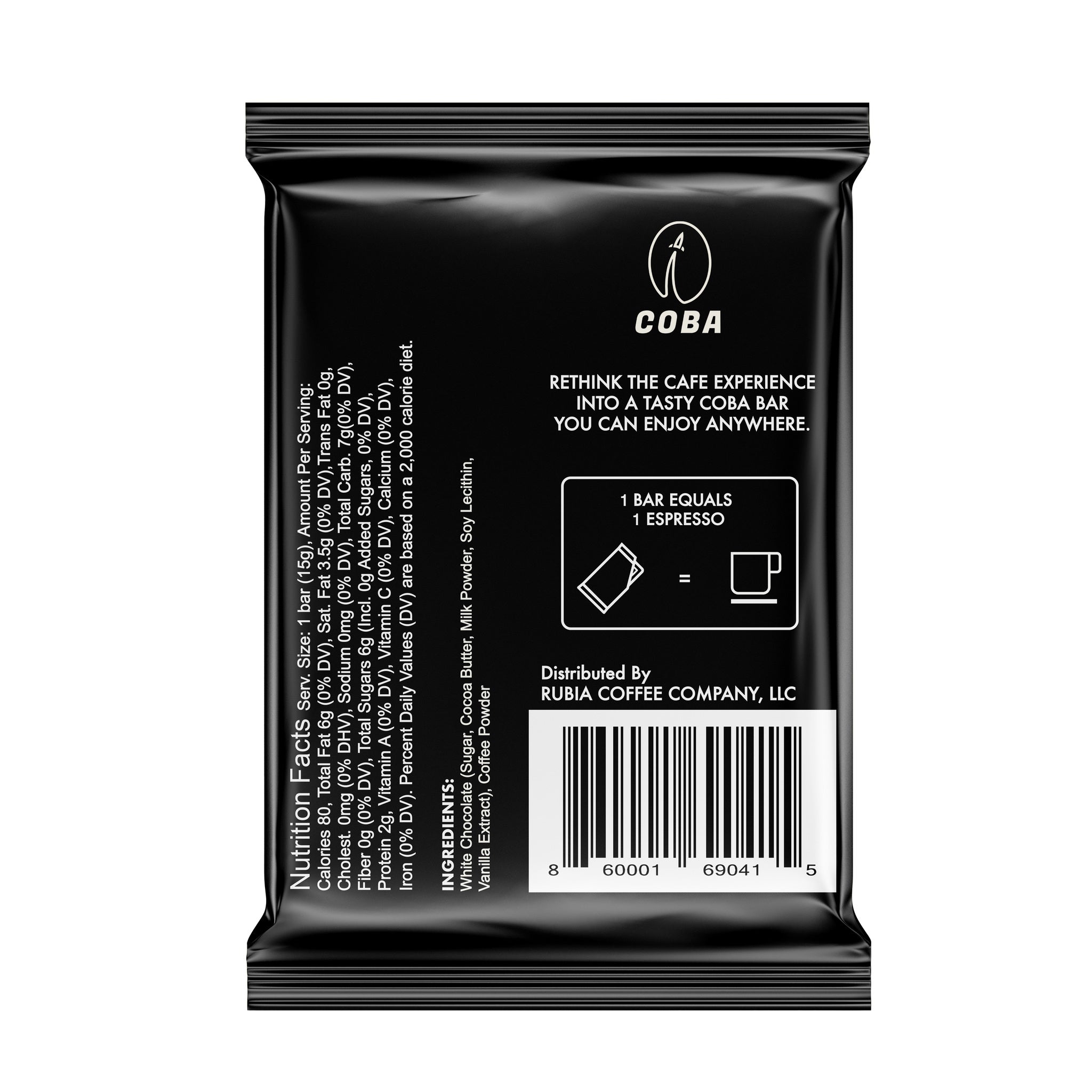 Try All COBA Bars - 4 Bars for $4 (Limit One per Customer)