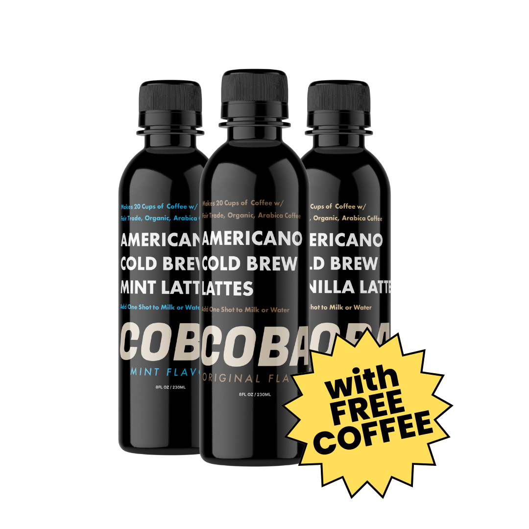 3 Concentrate w/ Free Coffee