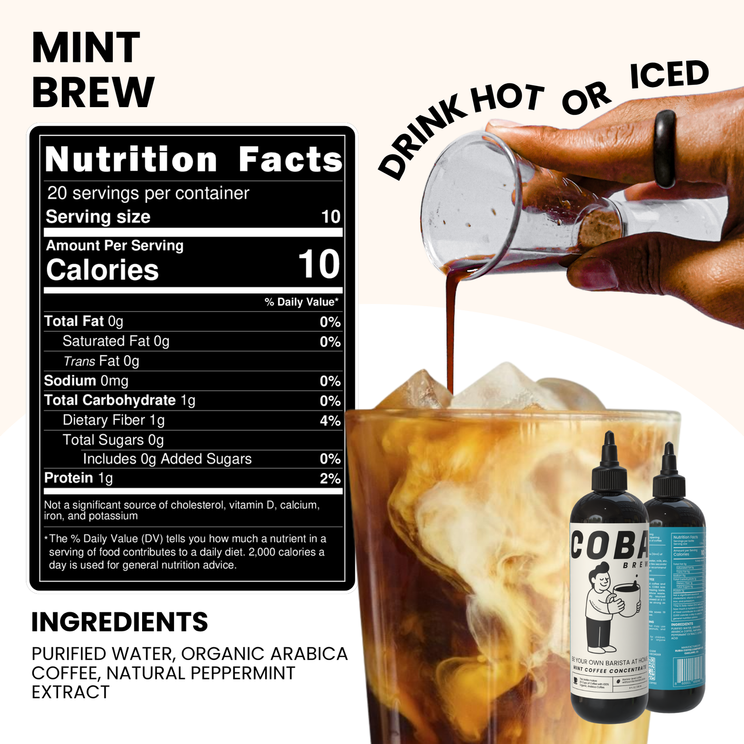 COBA Coffee Concentrate. Brew 20 Cups of Coffee in Seconds