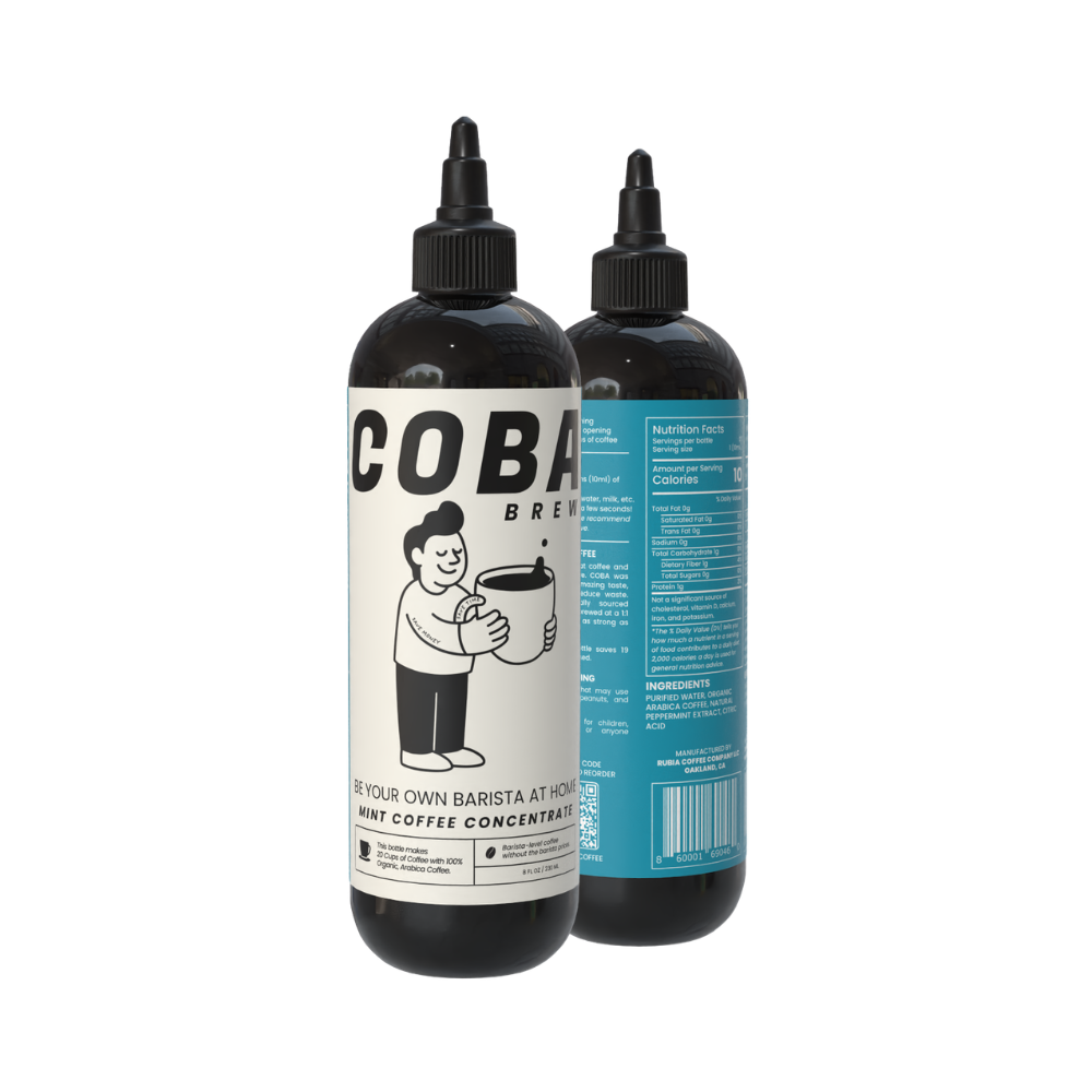 COBA Coffee Concentrate. Brew 20 Cups of Coffee in Seconds