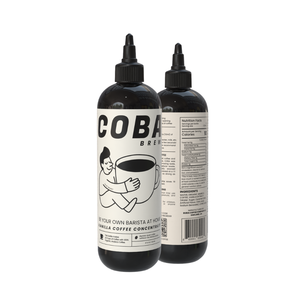 COBA Coffee Concentrate. Brew 20 Cups of Coffee in Seconds